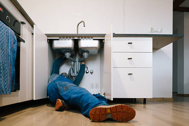 Professional Emergency Plumber technician working in Lawton, IA